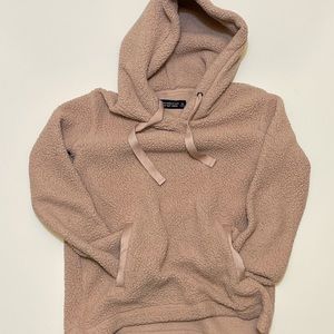 Abercrombie Sherpa hoodie women’s XS